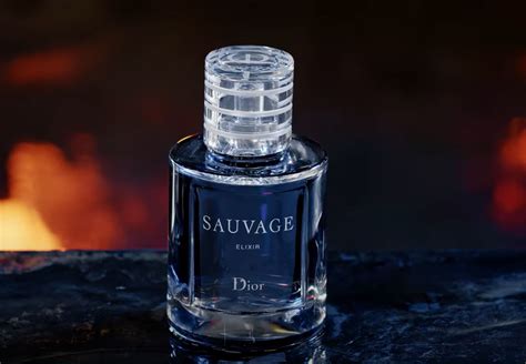 Sauvage Elixir crystal bottle